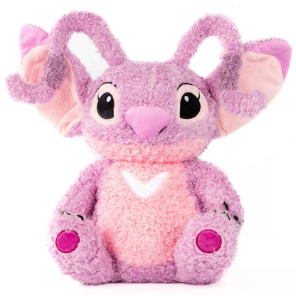 Disney Lilo and Stitch Angel Fuzzy Plush Pillow Buddy - Super Soft Stuffed Pillow - 15 inches