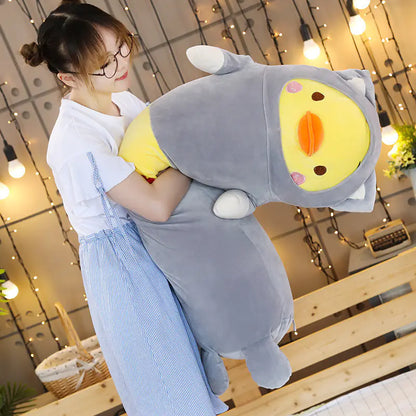 Cute Cartoon Animal Plush Pillows - Soft Pig & Duck
