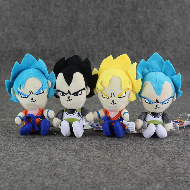 Dragon Ball Series Plush Goku Toy and Keychain