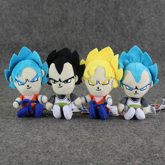 Dragon Ball Series Plush Goku Toy and Keychain