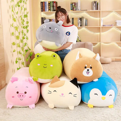 Plush Toy Birthday Gift: Cute Penguin, Shiba Inu, Cat Pillow