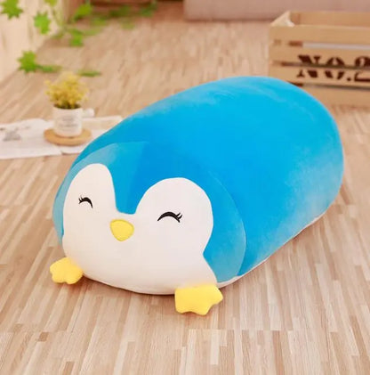 Plush Toy Birthday Gift: Cute Penguin, Shiba Inu, Cat Pillow