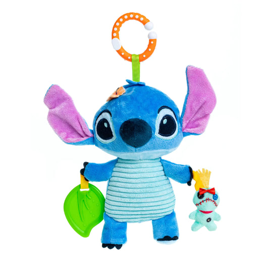 KIDS PREFERRED Disney Baby Lilo & Stitch - Stitch On The Go Activity Toy 12 Inches Blue