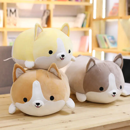 Plush Dog Pillow and Toy for Relaxation