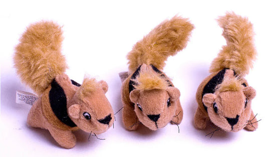 Squeaky Plush Toy for Pets - Hide and Seek Squirrel