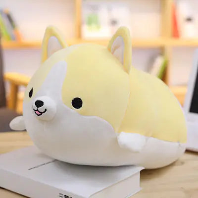 Plush Dog Pillow and Toy for Relaxation
