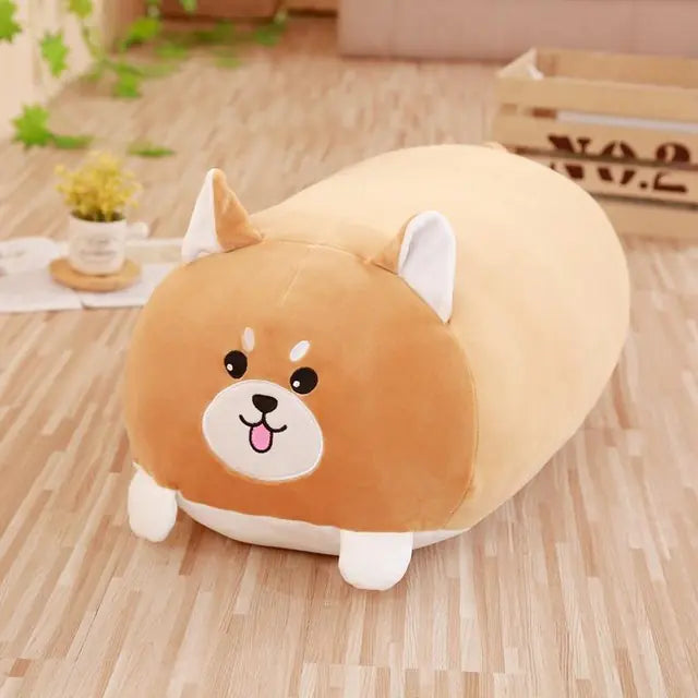 Plush Toy Birthday Gift: Cute Penguin, Shiba Inu, Cat Pillow