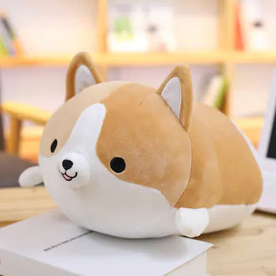 Plush Dog Pillow and Toy for Relaxation