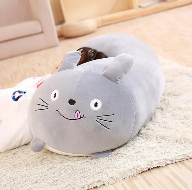 Plush Toy Birthday Gift: Cute Penguin, Shiba Inu, Cat Pillow