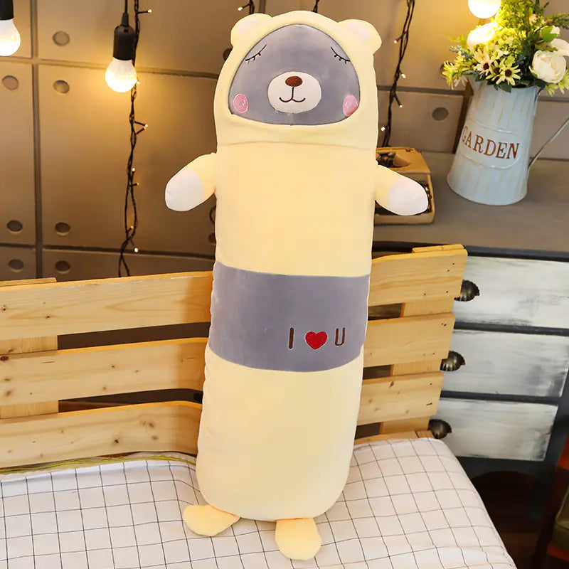 Cute Cartoon Animal Plush Pillows - Soft Pig & Duck