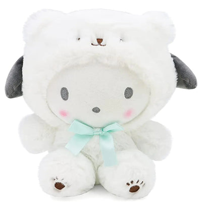 MJJAOQYF Cartoon Kawaii White Bear Cross-Dressing Series PlushSoft Plush Doll Cute Soft Toys Plush Pillow Stuffed Animals Toy Birthday Gifts for Girls Kids (A)