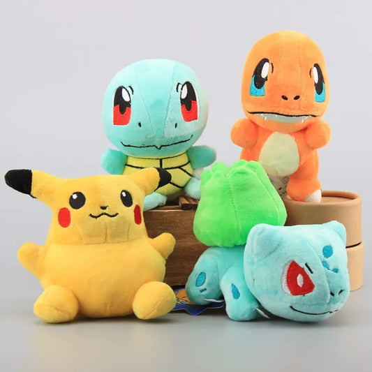 Pokémon Squirtle, Charmander, Bulbasaur Plush Toys