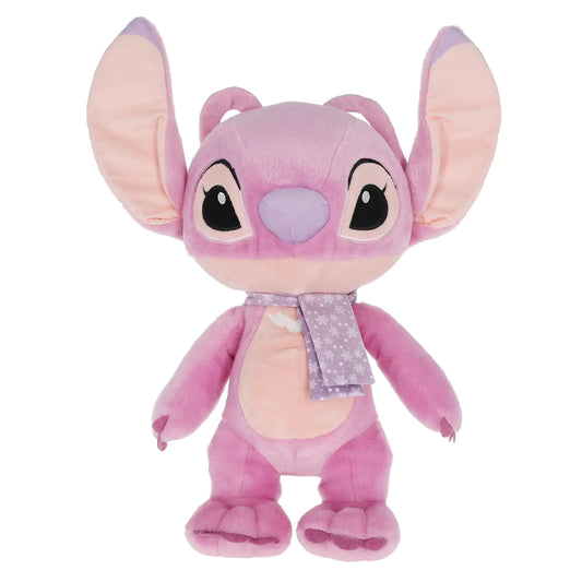 KIDS PREFERRED Disney Baby Angel with Holiday Scarf Stuffed Animal Plush Toy Lilo and Stitch Stuffed Animal Baby Toy for Infants & Toddler 15 Inches