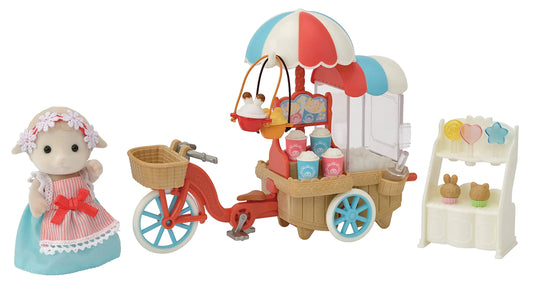 Calico Critters Popcorn Trike Dollhouse Playset with Figure and Accessories