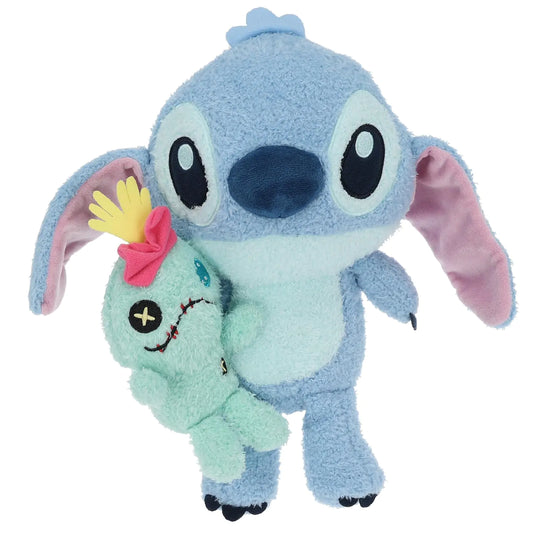 KIDS PREFERRED Disney Baby Stitch with Little Scrump Cuteeze Collectible Plush Stuffed Animal Baby Toy Disney Stitch Toys for Infants & Toddlers