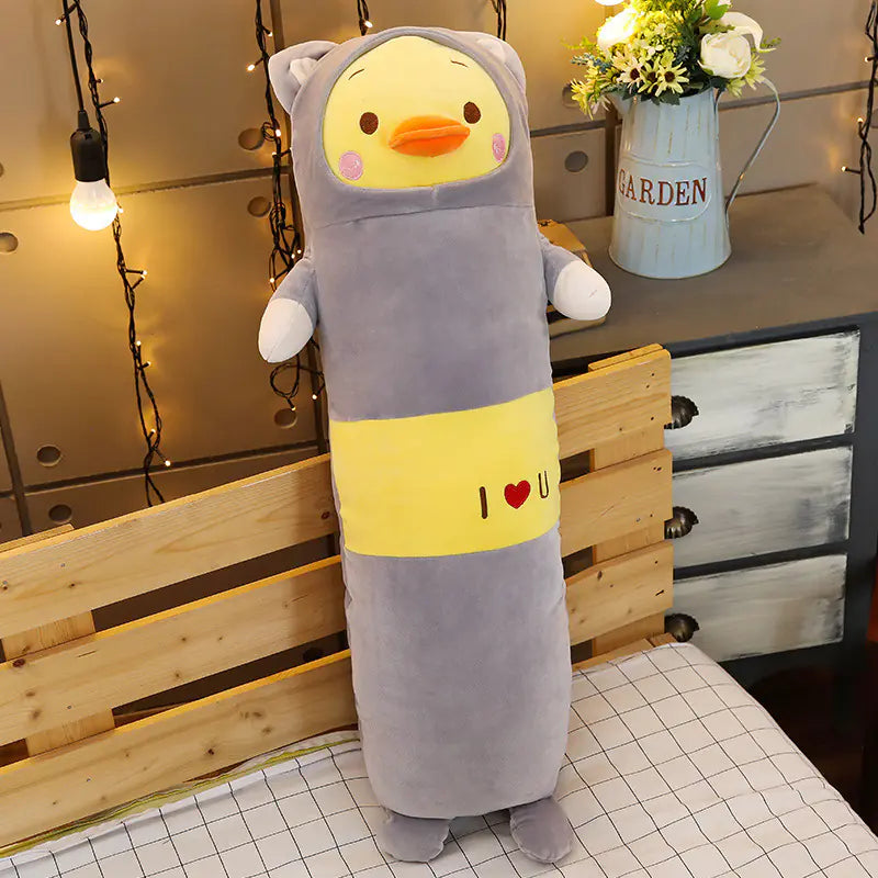 Cute Cartoon Animal Plush Pillows - Soft Pig & Duck